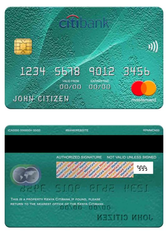 Kenya Citibank mastercard